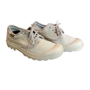 Palladium Unisex Pampa‎ Oxford Sneaker Tan Women's Size 9.5